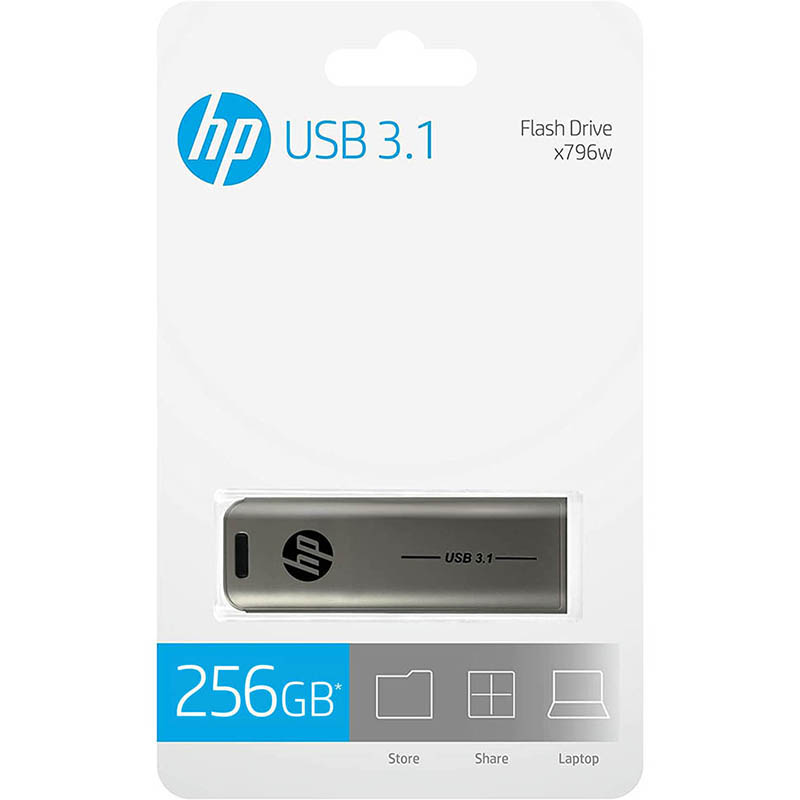 Image for HP X796W USB 3.1 FLASH DRIVE 256GB from Angletons Office National