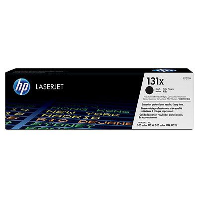 Image for HP CF210X 131X TONER CARTRIDGE HIGH YIELD CARTRIDGE BLACK from Surry Office National