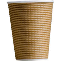 huhtamaki triple wall corrugated coffee cup 12oz natural brown pack 25