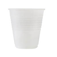 huhtamaki plastic cup 6oz pp white pack 50