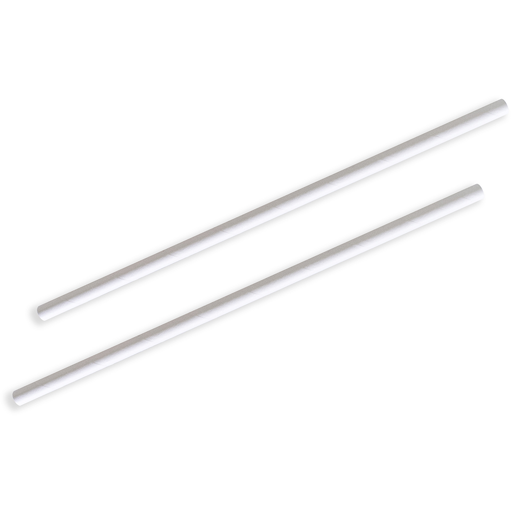 Image for HUHTAMAKI FUTURE FRIENDLY PAPER STRAW REGULAR PLAIN WHITE PACK 250 from PaperChase Office National