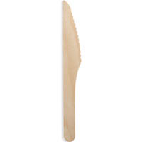 huhtamaki future friendly wooden cutlery knife pack 100
