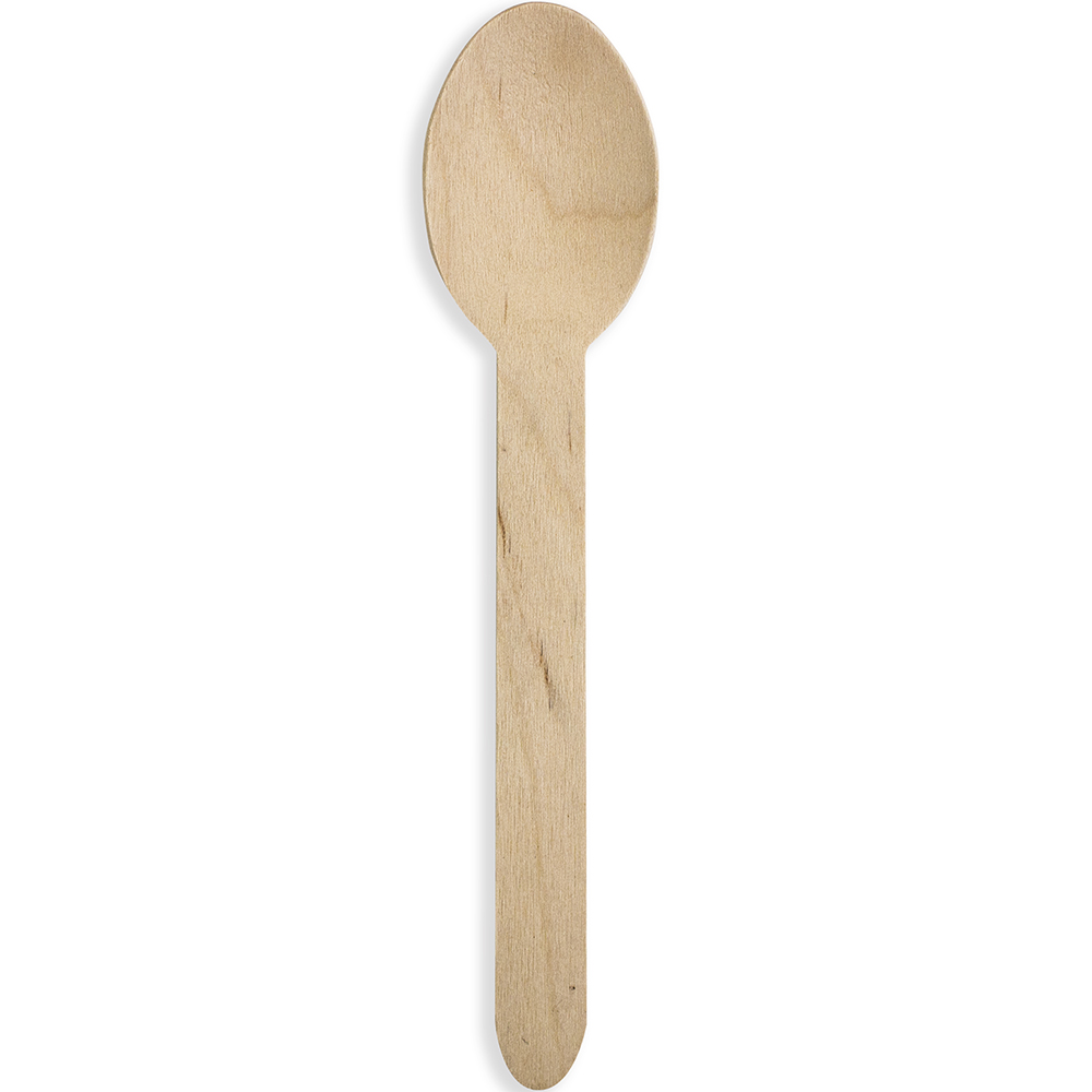 Image for HUHTAMAKI FUTURE FRIENDLY WOODEN CUTLERY SPOON PACK 100 from PaperChase Office National