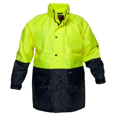 Image for PRIME MOVER HV206 HI-VIS WATERPROOF JACKET 2-TONE DAY USE ZIP CLOSURE from Micon Office National