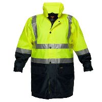 prime mover hv208 fleecy lined rain jacket with tape 2-tone
