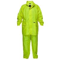 prime mover ms939 hi-vis wet weather jacket and pant suit