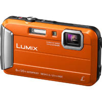 panasonic dmc-ft30 lumix digital tough camera orange