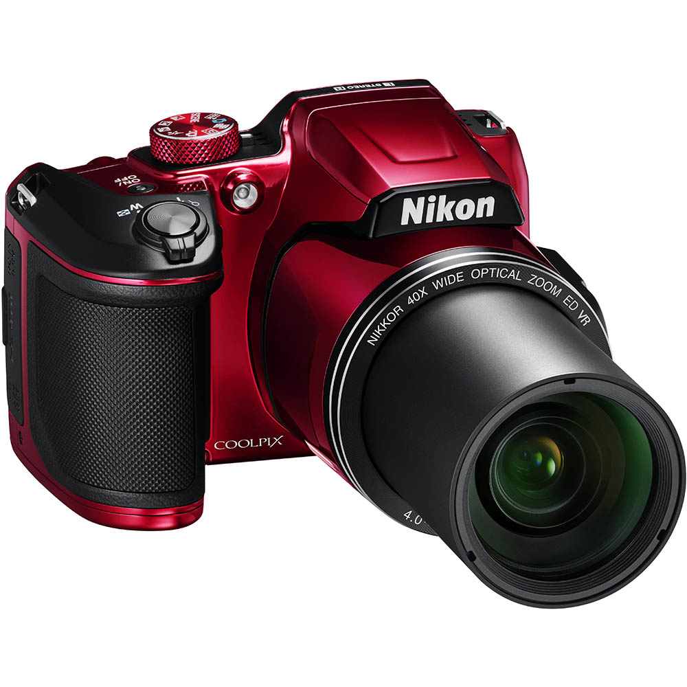 Image for NIKON COOLPIX B500 DIGITAL COMPACT CAMERA RED from Two Bays Office National