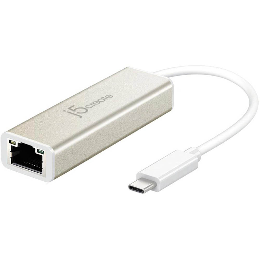 Image for J5CREATE CE131 USB-C TYPE-C TO GIGABIT ETHERNET ADAPTER from Two Bays Office National