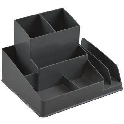 Image for ITALPLAST DESK ORGANISER SPACE GREY from Emerald Office Supplies Office National