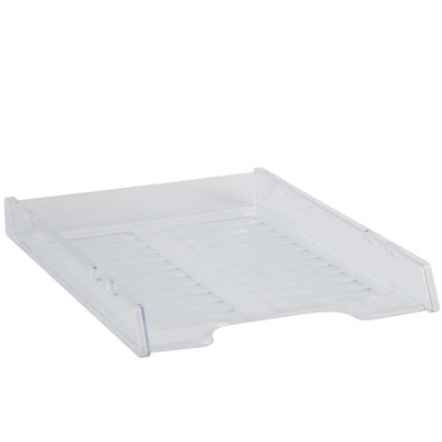 Image for ITALPLAST SLIMLINE MULTI FIT DOCUMENT TRAY A4 CLEAR from Surry Office National