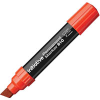 initiative 810 jumbo permanent marker chisel 14.0mm red