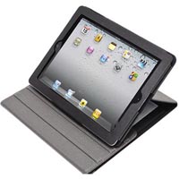 collins ipad folio with notepad pu magnetic closure 3 standing positions