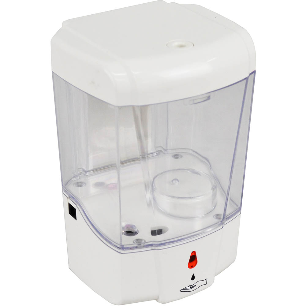 Image for ITALPLAST TOUCHLESS SOAP DISPENSER 600ML WHITE from Office National Caloundra Business Supplies