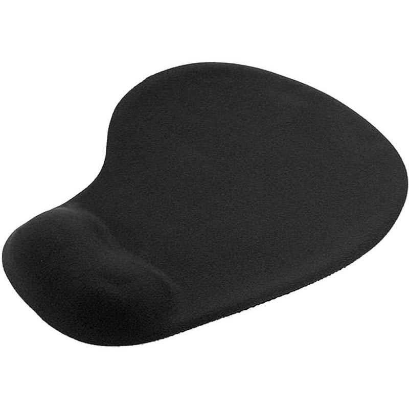 Image for ITALPLAST PREMIUM MOUSE PAD GEL WRIST SUPPORT 255 X 215MM BLACK from Aztec Office National