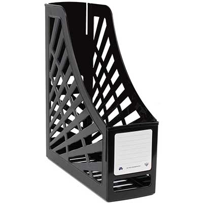 Image for ITALPLAST MAGAZINE STAND BLACK from Office National