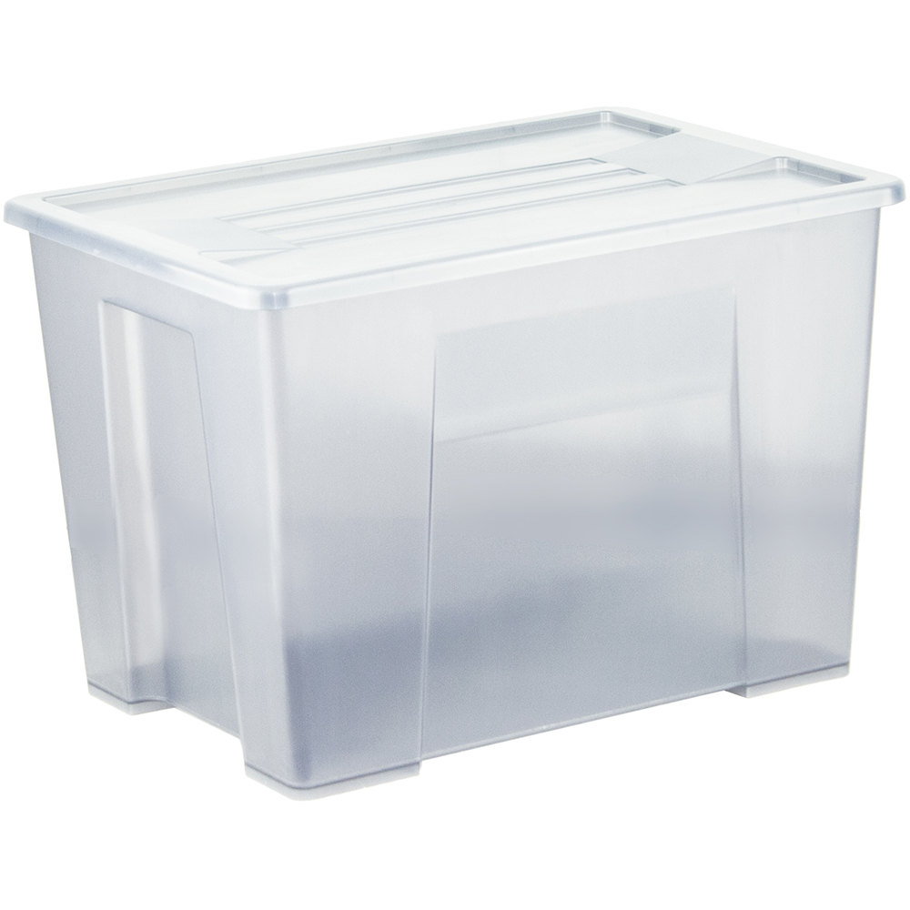Image for ITALPLAST STORAGE+ MODULAR STORAGE BOX WITH LID 20 LITRE GRAPHITE from Chris Humphrey Office National