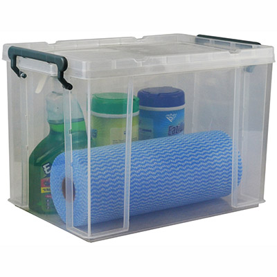 Image for ITALPLAST STACKA STORAGE BOX WITH LID 20 LITRE from OFFICE NATIONAL CANNING VALE
