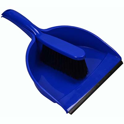 Image for ITALPLAST DUSTPAN AND BRUSH SET BLUE from Aztec Office National Melbourne