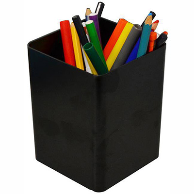 Image for ITALPLAST JUMBO PENCIL CUP BLACK from OFFICE NATIONAL CANNING VALE