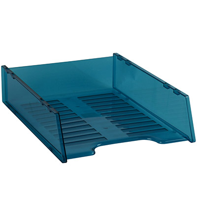 Image for ITALPLAST MULTI FIT DOCUMENT TRAY A4 NEON BLUE from Office National Perth CBD