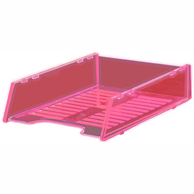 Image for ITALPLAST MULTI FIT DOCUMENT TRAY A4 NEON RED from Office National ONE Solution Business Supplies