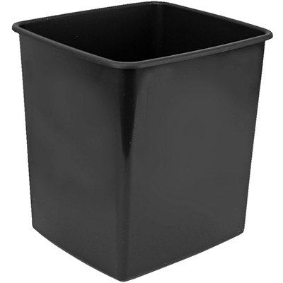 Image for ITALPLAST GREENR RECYCLED TIDY BIN 15 LITRE BLACK from Mackay Business Machines (MBM) Office National