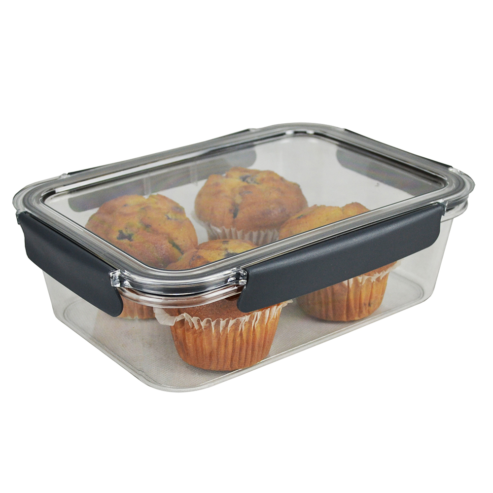 Image for ITALPLAST SNAP LOCK FOOD CONTAINER 2700ML CLEAR from Officebarn Office National