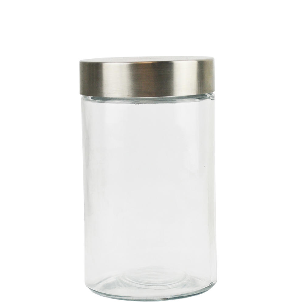 Image for ITALPLAST GLASS FOOD CANISTER 1700ML from Aztec Office National