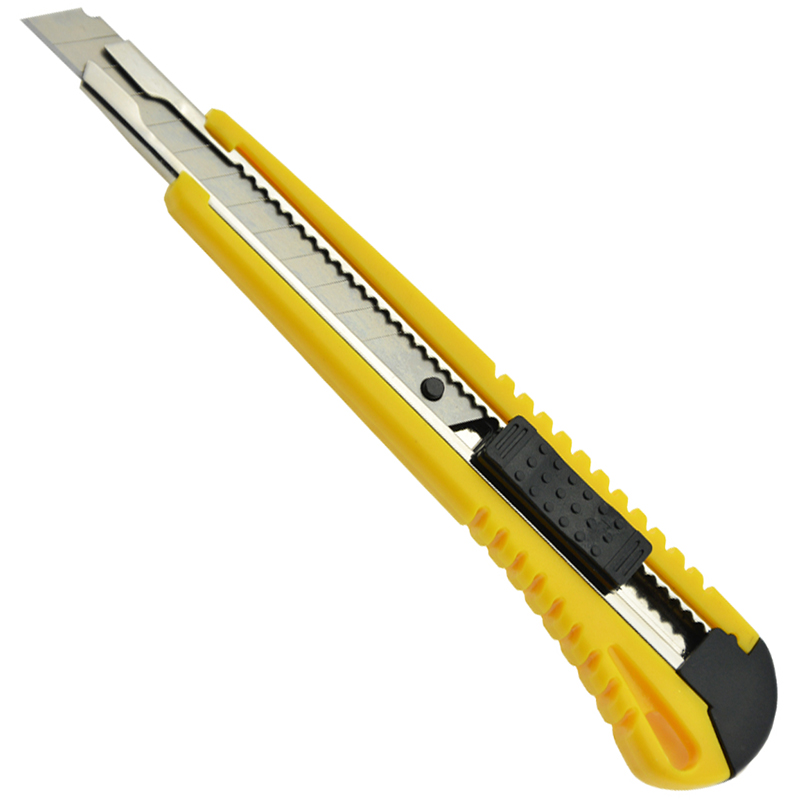 Image for ITALPLAST I850 HEAVY DUTY CUTTING KNIFE 9MM YELLOW/BLACK from Complete Stationery Office National (Devonport & Burnie)