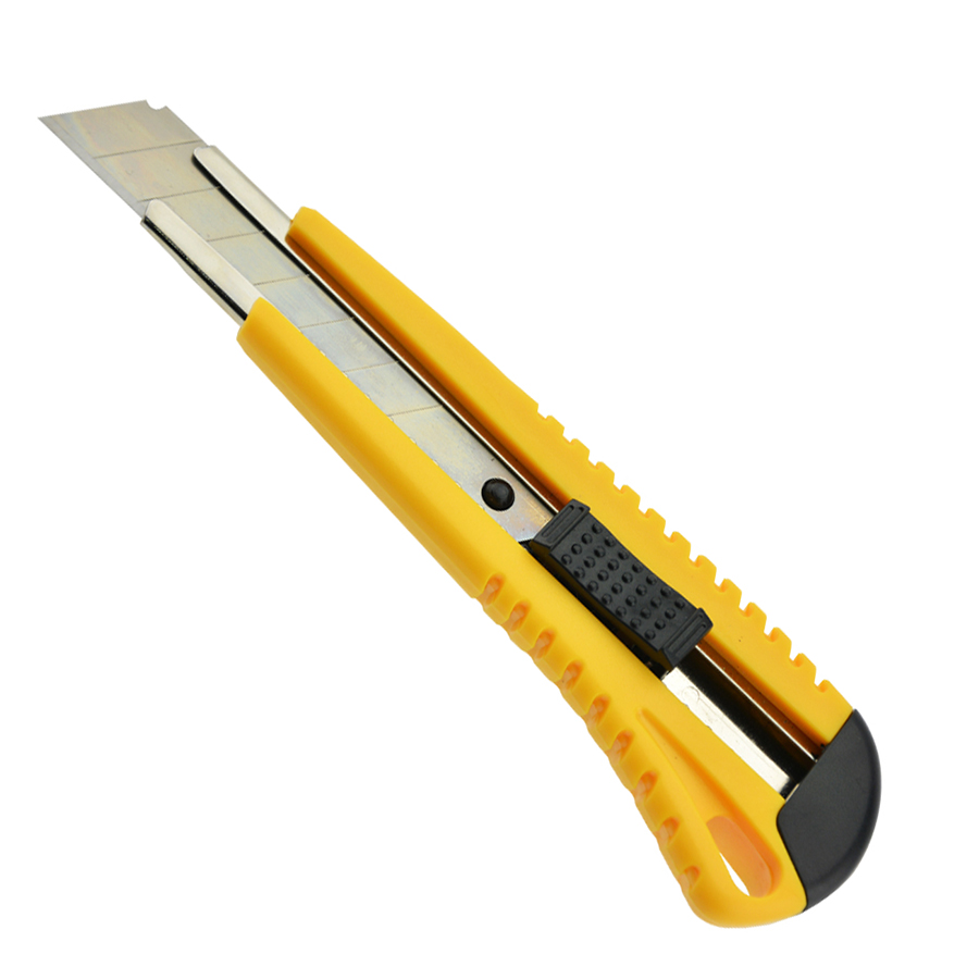 Image for ITALPLAST I851 HEAVY DUTY CUTTING KNIFE 18MM YELLOW/BLACK from Darwin Business Machines Office National