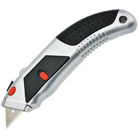 italplast i852 premium utility knife silver/black