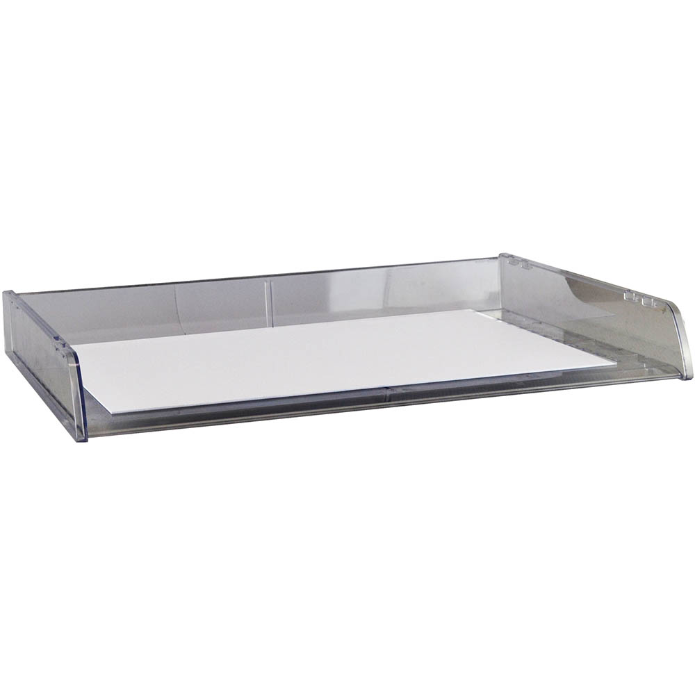 Image for ITALPLAST DOCUMENT TRAY A3 CLEAR from Mackay Business Machines (MBM) Office National