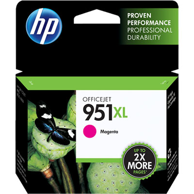 Image for HP CN047AA 951XL INK CARTRIDGE HIGH YIELD MAGENTA from Emerald Office Supplies Office National