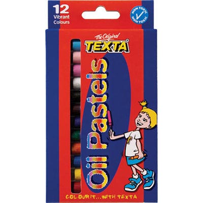 Image for TEXTA OIL PASTELS ASSORTED PACK 12 from OFFICE NATIONAL CANNING VALE