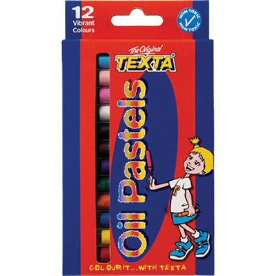 Image for TEXTA LARGE OIL PASTELS PACK 12 from OFFICE NATIONAL CANNING VALE