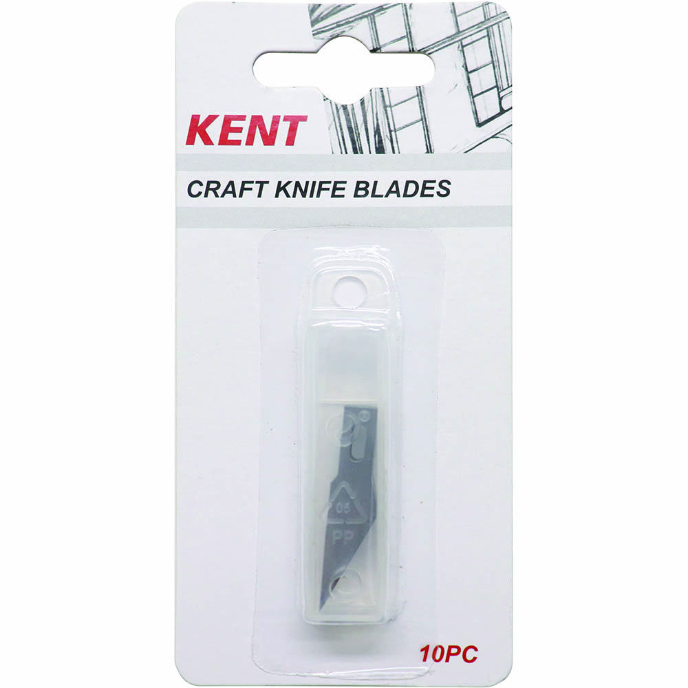Image for KENT CRAFT KNIFE BLADES PACK 10 from Office National Caloundra Business Supplies