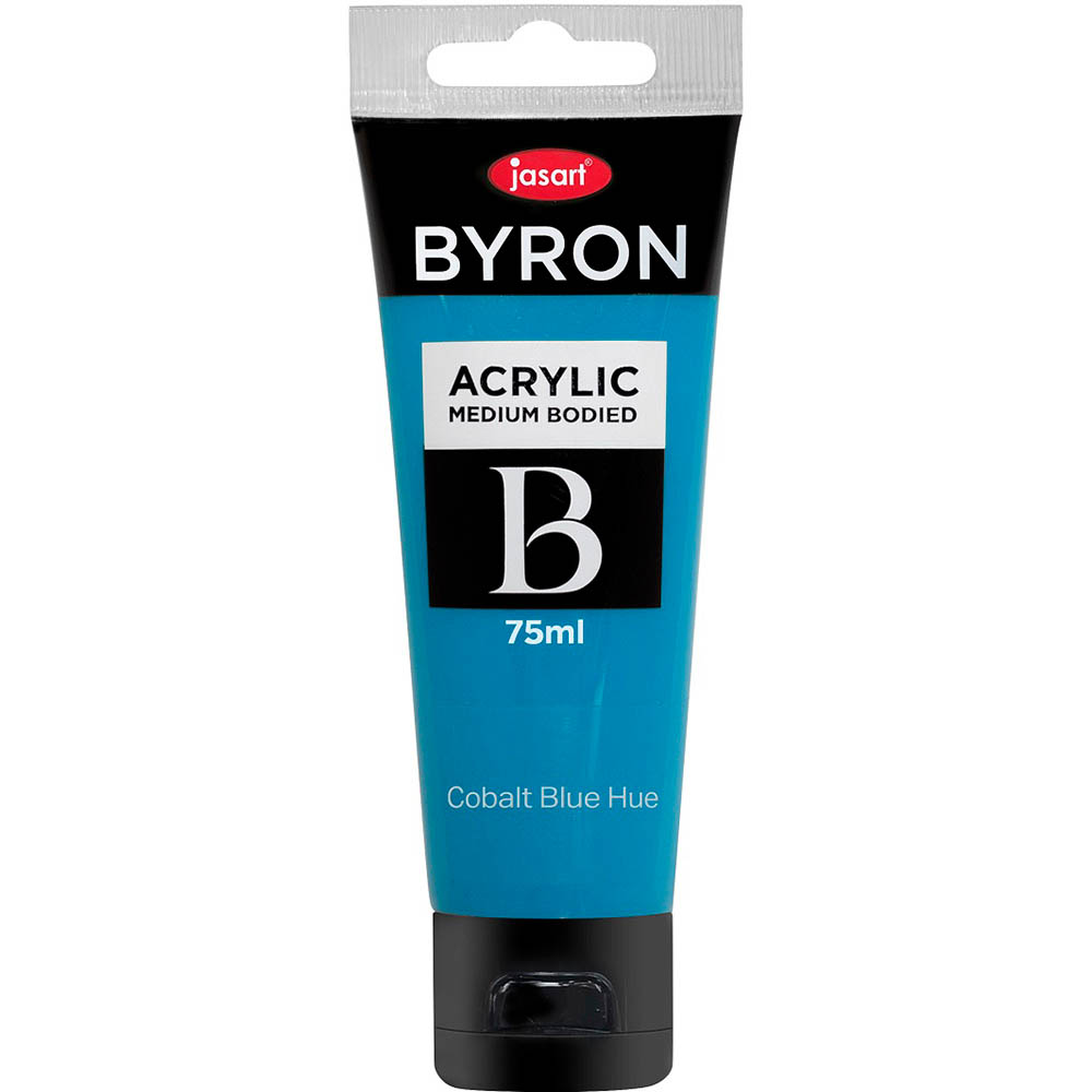 Image for JASART BYRON ACRYLIC PAINT 75ML COBALT BLUE HUE from SBA Office National - Darwin