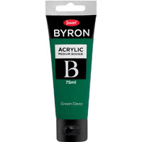 jasart byron acrylic paint 75ml green deep