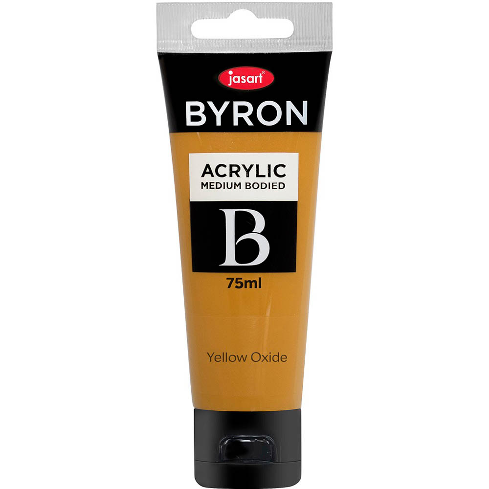 Image for JASART BYRON ACRYLIC PAINT 75ML YELLOW OXIDE from Paul John Office National