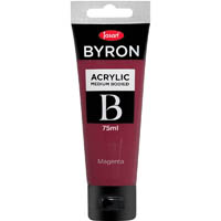 jasart byron acrylic paint 75ml magenta