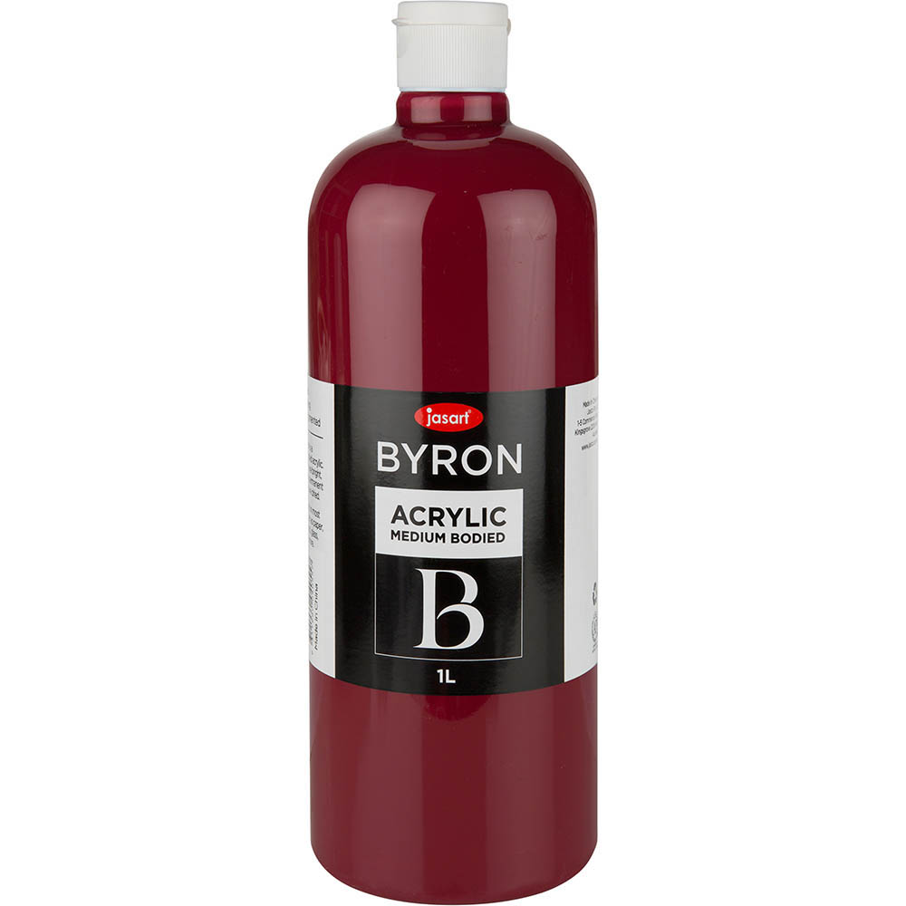 Image for JASART BYRON ACRYLIC PAINT 1 LITRE MAGENTA from Angletons Office National