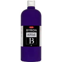 jasart byron acrylic paint 1 litre violet