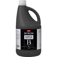jasart byron acrylic paint 2 litre black