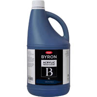 jasart byron acrylic paint 2 litre warm blue