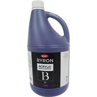 jasart byron acrylic paint 2 litre violet