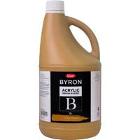 jasart byron acrylic paint 2 litre yellow oxide