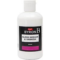 jasart byron gloss medium and varnish 250ml