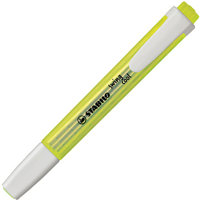 Image for STABILO SWING COOL HIGHLIGHTER CHISEL YELLOW from Office National Balcatta