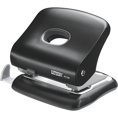 Image for RAPID FC30 2 HOLE PUNCH BLACK from Absolute MBA Office National